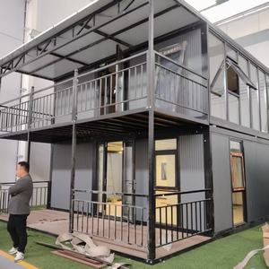 <span class=keywords><strong>Casa</strong></span> contenedor <span class=keywords><strong>de</strong></span> dos plantas <span class=keywords><strong>de</strong></span> Instalación rápida para hoteles y villas con terraza <span class=keywords><strong>de</strong></span> escaleras incorporada o externa opcional - Product Image 3