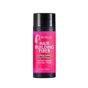 BIOSLLE Sợi Tóc Keratin Tạo Kiểu Hữu Cơ Logo Tùy Chỉnh Dụng Cụ Phun Bột Dán Nhãn Hiệu Riêng Sợi Tạo Kiểu Tóc