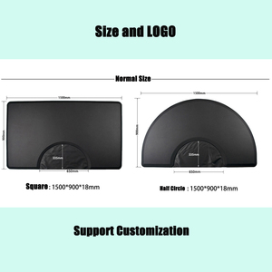 Tapis anti-fatigue en PU de qualité supérieure avec logo personnalisé, tapis de sol épais et rembourré pour salon de beauté et <span class=keywords><strong>poste</strong></span> de travail de barbier - Product Image 2