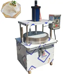 roti flat pancake tortilla making machine roasted duck bread baking maker machine hydraulic dough press machine price