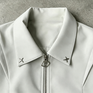 Vestes Courtes et Larges pour Hommes, Style Urbain Déstructuré, Design Américain de Niche, Fabrication OEM ODM Personnalisée - Product Image 2