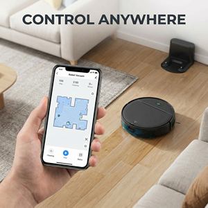Aspiradora robot en oferta, diseño ultrafino, control por aplicación, limpieza en seco y húmedo para el hogar. - Product Image 5