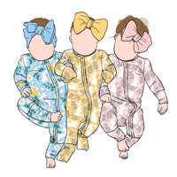 Combinaison bébé en bambou unisexe, couleur macaron, imprimé Pâques, pour bébé garçon et fille