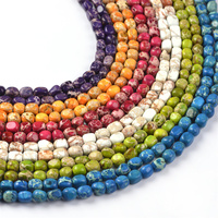 Vente chaude Jaspe Impérial Perles En Vrac 5*7mm Brins Irréguliers pour Pierre Naturelle Bijoux Bracelet Collier Faisant Accessoire