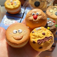 Boîte mystère de jouets squishy amusants en forme de cookie, à remontée lente, anti-stress, créatifs, mignons, cadeaux sensoriels, vente en gros