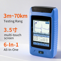 Mini testeur Otdr à fibre optique 1550nm 20dB réflectomètre de domaine temporel optique perte de Test Laser et écran tactile de point d'arrêt OPM VFL