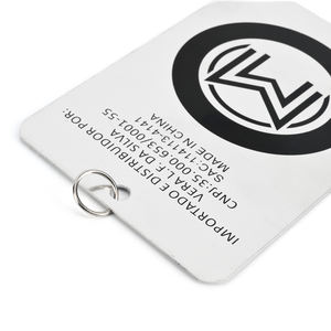 사용자 정의 스테인레스 스틸 알루미늄 합금 금속 표지판 명판 부식 방지 실크 스크린 인쇄 중국 기원 - Product Image 1