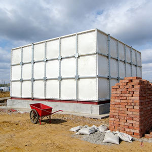 Vente d'usine Yaocai Hebei Réservoir de stockage d'eau de pluie rectangulaire en GRP FRP fibre de verre moulé de 1000 <span class=keywords><strong>litres</strong></span> à 200 000 <span class=keywords><strong>litres</strong></span> - Product Image 4