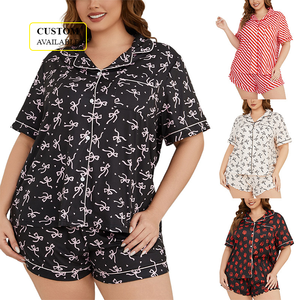 Ensemble de pyjama décontracté confortable en gros, taille 6XL, vêtements de nuit pour femmes - Product Image 1
