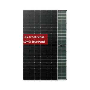 แผงโซลาร์เซลล์แบบโปร่งใส Longi Solar รุ่น Hi-MOX6LR5 72HTD 560-585W แบบสองหน้า (Bifacial) โมโน PERC กำลังไฟสูง ประสิทธิภาพ 22.6% รุ่น Hi-MOX6 LR - Product Image 1