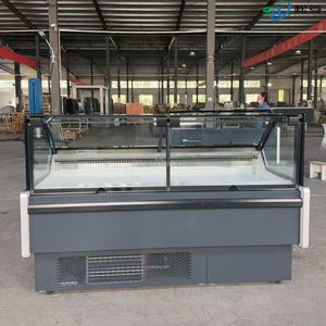 Réfrigérateur commercial à air refroidi en acier inoxydable certifié CE pour boucher, pour la présentation de viande - Product Image 1