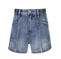 Vente en gros de denim personnalisable pour femmes, finition délavée gothique de grande rue, ample, décontracté, structurel, jambe large, taille