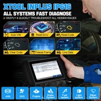 Para XTOOL InPlus IP616, escáner automotriz para todo el sistema, actualizaciones gratuitas de por vida, 31 +, función de reinicio, herramienta de diagnóstico de coche, XTool integrada