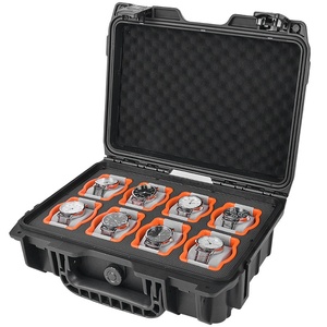 Da cao cấp thân thiện với môi trường đồng hồ chống thấm nước và đồ trang sức lưu trữ hộp 2-12 chữ số hiển thị cao cấp trường hợp - Product Image 2