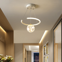 Lustre de couloir, Lustre moderne et minimaliste pour salle à manger, Hall d'entrée, Luminaire de véranda, Lustre de chemin, Lustre créatif pour balcon