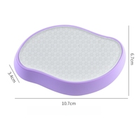 Épilateur en verre nano, gomme à épiler en cristal, outil d'épilation indolore et réutilisable pour les jambes, les bras, le corps, exfoliant portable