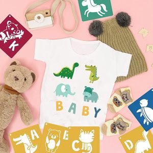 Pochoirs de dessin d'animaux en plastique réutilisables pour enfants, modèles de lettres pour garçons et filles, 8x8, 26 pièces, A-Z - Product Image 2