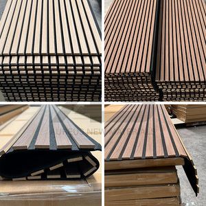แผ่นผนังอะคูสติกไม้ Akupanel สำหรับกันเสียง ดีไซน์ไม้ระแนงสำหรับผนัง - Product Image 5