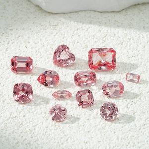 Zaffiro Padparadscha Rosa Coltivato in Laboratorio Starsgem, Taglio a Cuore 3*3mm 5*5mm 6*6mm, Gemma per Creazione Gioielli, Prezzo di Fabbrica - Product Image 3