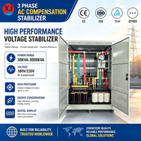 Stabilisateur de tension automatique triphasé AC SBW/SG 400KVA, transformateur de puissance haute performance 50/60Hz pour équipement industriel
