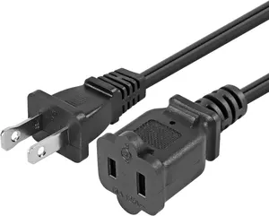 American Power Supply Cords NEMA 1-15P 1-15R