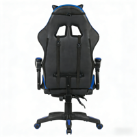 Chaise de jeu, chaise d'ordinateur pour la maison, chaise de jeu ergonomique, chaise de bureau confortable inclinable et réglable, chaise pivotante en PVC