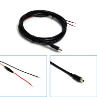 Câble d'alimentation DC personnalisé avec connecteur barillet et assemblage de fils pour connexion électrique