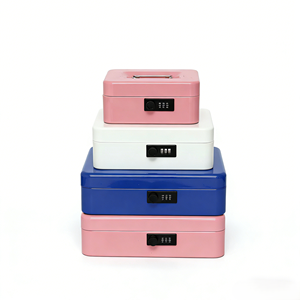 Consistent Quality Combination Lock Cold-Rolled Steel <strong>Lockable</strong> Metal Storage <strong>Box</strong> for <strong>Small</strong> Jewelry Secure Storage - Product Image 2
