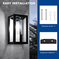 Lampes solaires murales LED IP65 étanches à détection automatique de mouvement, blanc froid/chaud, pour clôtures et allées de villas et jardins
