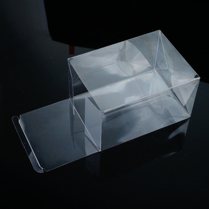 Eco-friendly Factory Direct Sale Rectangle Biodegradable PET PVC Clear Plastic Packaging boxes