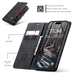 <span class=keywords><strong>CaseMe</strong></span> Étui de luxe en cuir PU pour téléphone portable <span class=keywords><strong>iPhone</strong></span> 17 Pro Max 17 Air 16 15 14 13 12 <span class=keywords><strong>11</strong></span> Portefeuille avec fente pour carte - Product Image 3