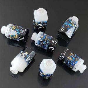 Juego de 7 Dados de Resina con Forma de Botella de Poción, Dados de Colores para Juegos de Rol de Dragones y Mazmorras, Dados de Cthulhu - Product Image 5