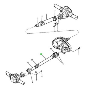 Eje de Transmisión Trasero para Jeep 52098377AD 52098378AC de Acero para Wrangler 2001-2002, Pieza de Repuesto - Product Image 4