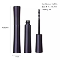 Tubes de mascara vides rechargeables et écologiques 8 ml – Bouchon stable, sans débordement de colle, recyclables