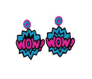 Pendientes colgantes hechos a mano WOW para mujer, joyería de moda, accesorios ligeros para fiestas y uso casual. - Product Image 1