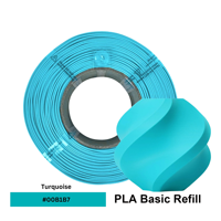 Filamento PLA Bambu a Granel, Recarga sin Bobina, 1.75mm 1kg, Ecológico, Biodegradable, Listo para Enviar, Distribuidores Globales
