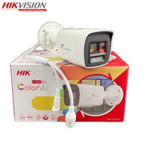 Hikvision DS-2CD1047G2H-LIUナイトビジョンモーション検知IR 30mオーディオColorVu 4 MPスマートハイブリッドライト固定弾丸CCTVカメラ - Product Image 1