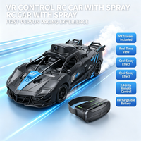 2,4G Ferngesteuertes Rennauto mit HD-Kamera FPV VR-Brille Coole Sprühfunktion RC-Auto-Spielzeug für Kinder