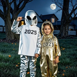 เครื่องแต่งกายสำหรับการแสดงบนเวทีคอสเพลย์แนวแฟชั่นสีเขียวสำหรับวันฮาโลวีน - Product Image 3