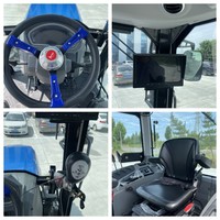 Tracteur 4x4 certifié EPA DONOL 75HP avec chargeur frontal pour les fermes et ranchs américains