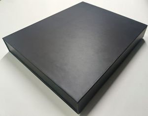 Personalizado 157G doble cobre mate película montada 2MM cartón duro EVA bandeja interior negro en forma de <span class=keywords><strong>libro</strong></span> Flip UV revestimiento impermeable - Product Image 2