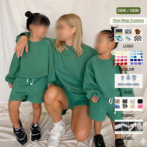 Custom <strong>Women</strong> 2 Piece Outfits Sweat Shorts <strong>Sets</strong> 2026 Oversized Casual Lounge Matching <strong>Set</strong> Sweatsuit <strong>Tracksuit</strong> Fall Clothes - Product Image 2