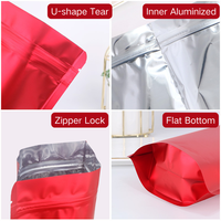 Prix usine personnalisé imprimé 100g 500g Ziplock Mylar sac Sachet pour l'emballage de gelée de sucre et d'autres aliments avec fermeture éclair Durable
