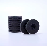 Roue de polissage en fibre non tissée de 100 mm, roue de polissage abrasive en nylon pour l'élimination de la rouille et le décapage de la peinture