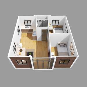 Casa Contenedor de Acero de Alta Resistencia, Diseño Ignífugo y Resistente a Terremotos, Estándar <span class=keywords><strong>IMO</strong></span>, Casa Modular de Lujo Personalizable - Product Image 6