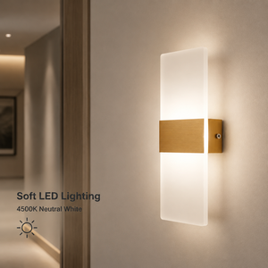 Modern Indoor Acrylic <b>Led</b> Wall <b>Light</b> Metal Wall Mounted For Bedroom Living <b>Room</b> Corridor Home 4W CCT Selectable - Product Image 3