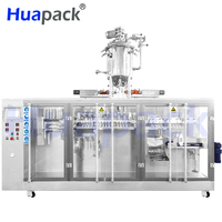 Machine de remplissage et de conditionnement automatique pour liquides, jus, sauces, pâtes, sachets Doypack et sachets à bec verseur de formes spéciales