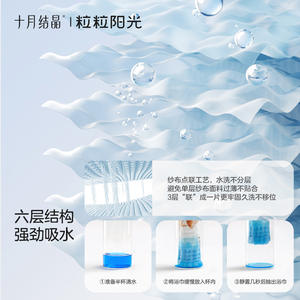 Toalla de Baño de Gasa para Bebé October Crystallized Sunshine, 100% Algodón, 110x110cm, Diseño Floral, Suave para la Piel, Uso Doméstico - Product Image 4