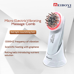 Sản phẩm <span class=keywords><strong>2025</strong></span> meiboyi Hot Bán điện da đầu và chăm sóc tóc massage lược với xử lý cơ sở đầu bàn chải tóc thiết bị - Product Image 4