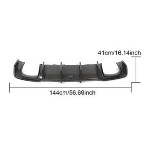 ด้านหลังสปอยเลอร์ Diffuser สำหรับออดี้ <span class=keywords><strong>A3</strong></span> SLINE S3ซีดาน2017-2019คาร์บอนไฟเบอร์กันชนลิป - Product Image 6